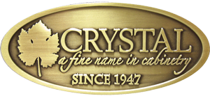 Logo from Crystal Cabinetry - a Nelson-Dye preferred vendor.
