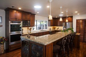 Kitchen remodeling projects and addition for the Wagenleitner family.
