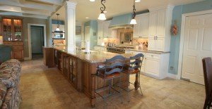 Kitchen remodeling projects - Jirsa home - expanded kitchen islan