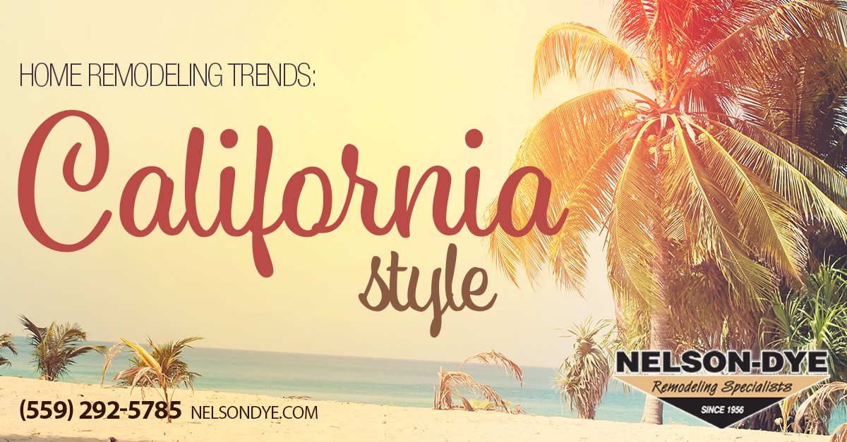home remodeling trends California style